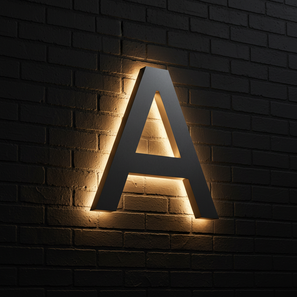 3D Metal Backlit Logo Sign