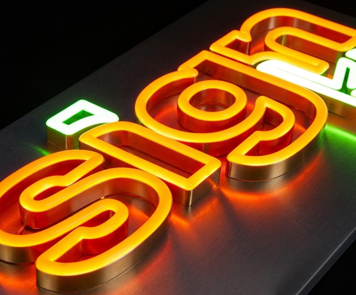 180° Acrylic Neon Effect Light