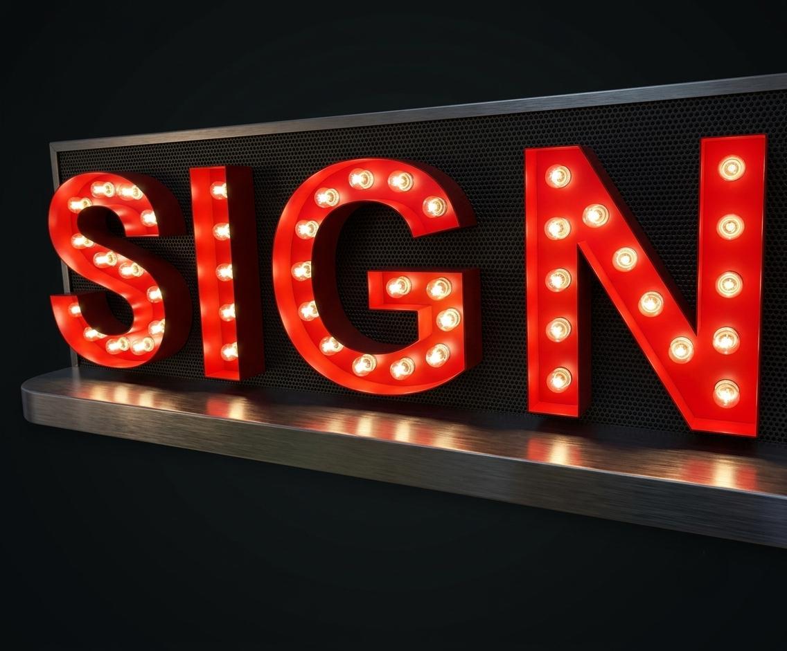 LED Bulb / Marquee Letters