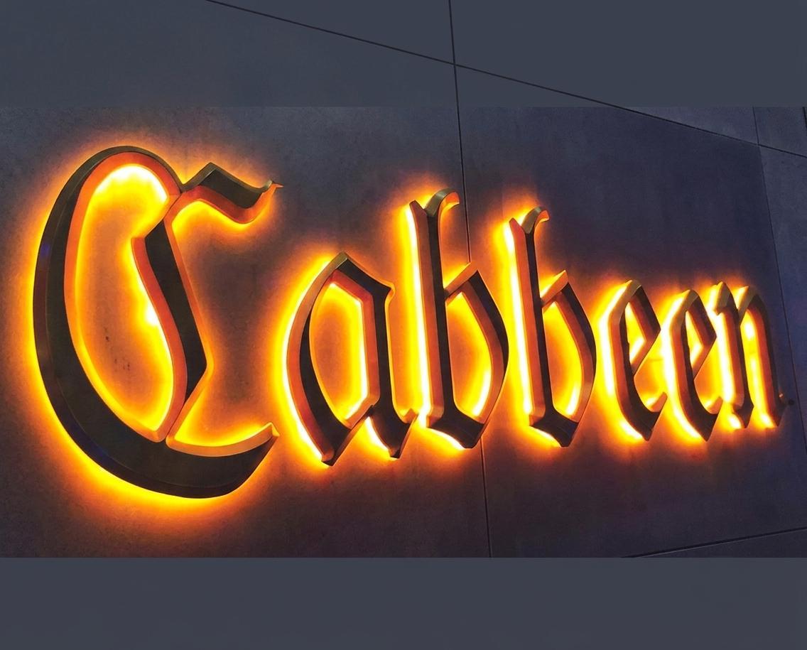 Back-lit Acrylic Sharp Angle 3D Letter