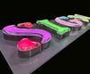 Colorful Crystal Acrylic Letter