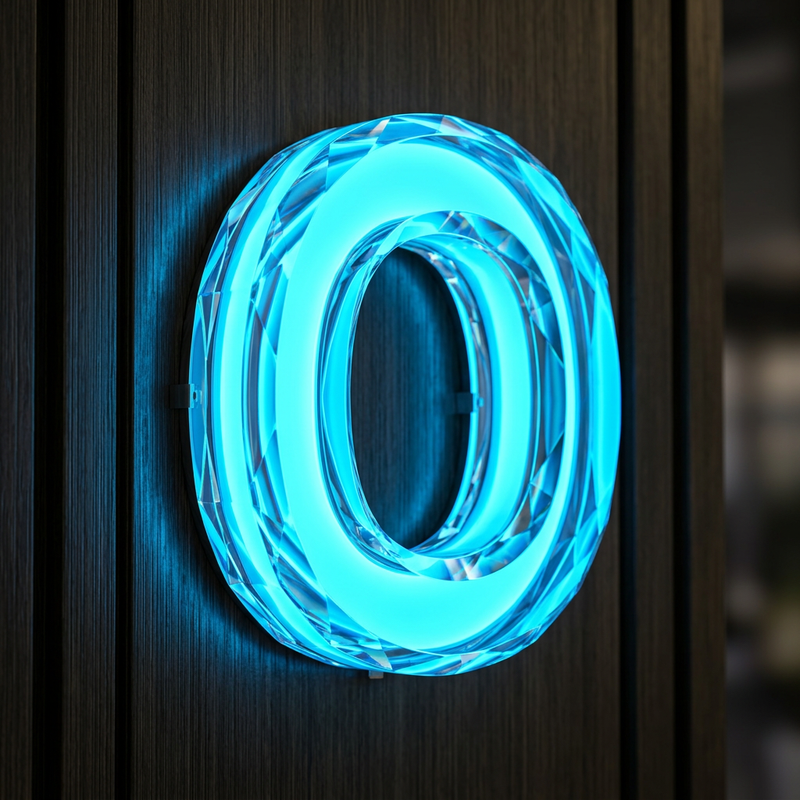 Crystal Jelly Letter O