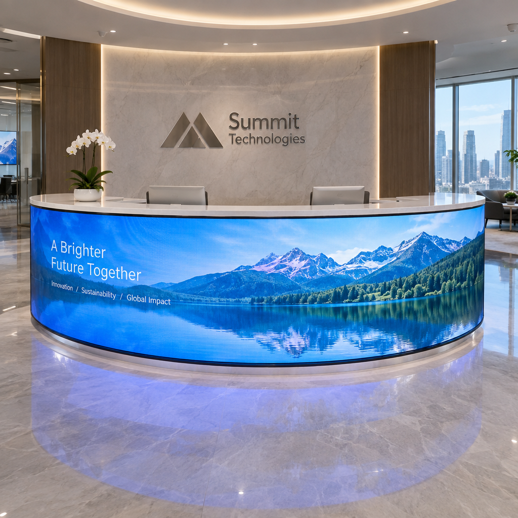 Indoor LED Front Desk Screen