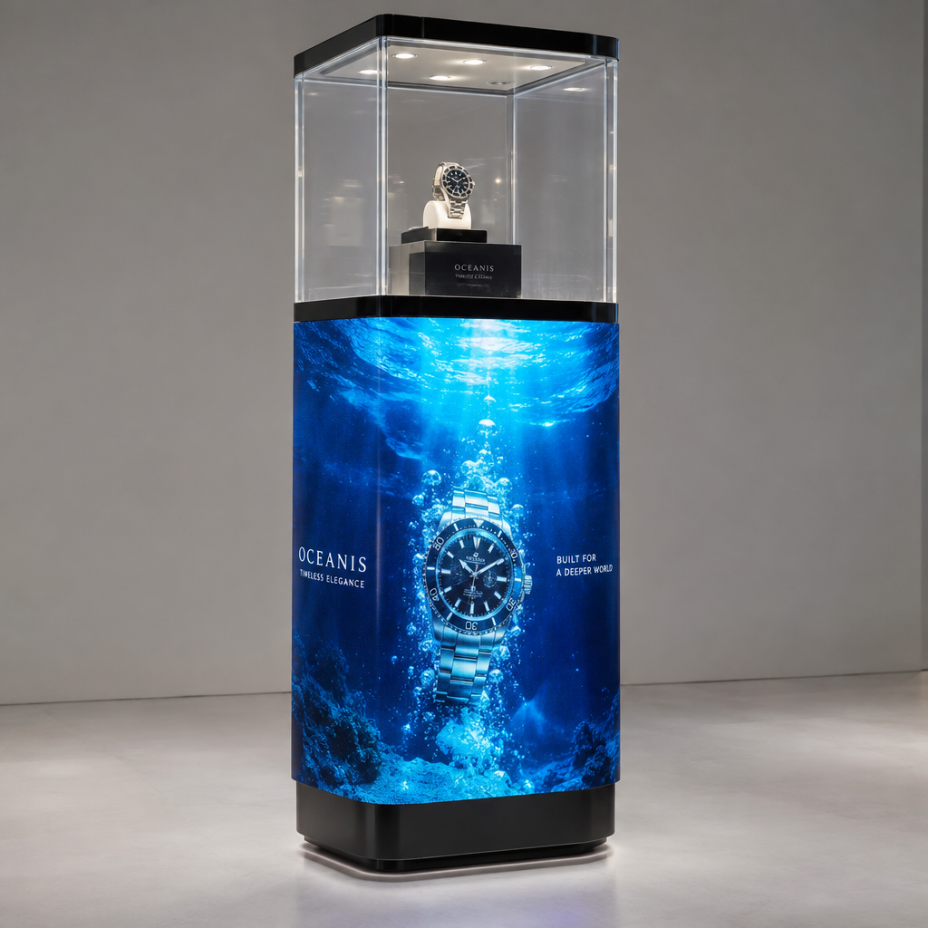 Indoor LED Product Display Stand