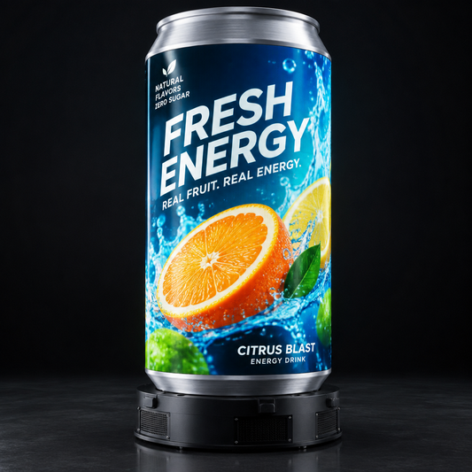 LED Can-shaped Display
