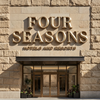Four Seasons Embossed Metal Architectural Signage