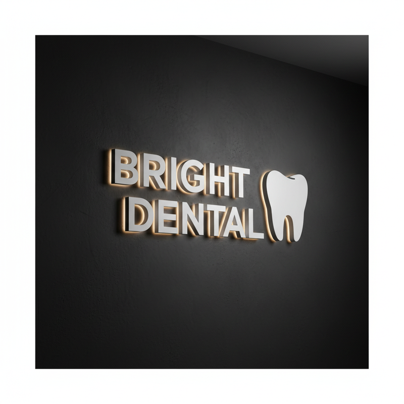 Lobby 3D Wall Sign