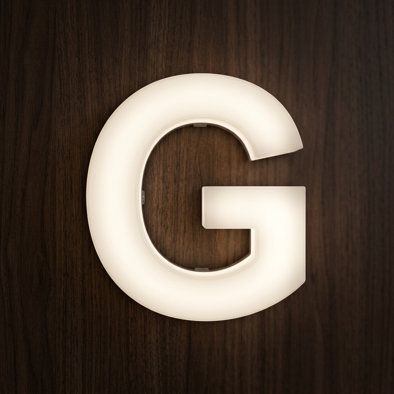 Matte Jelly Letter G