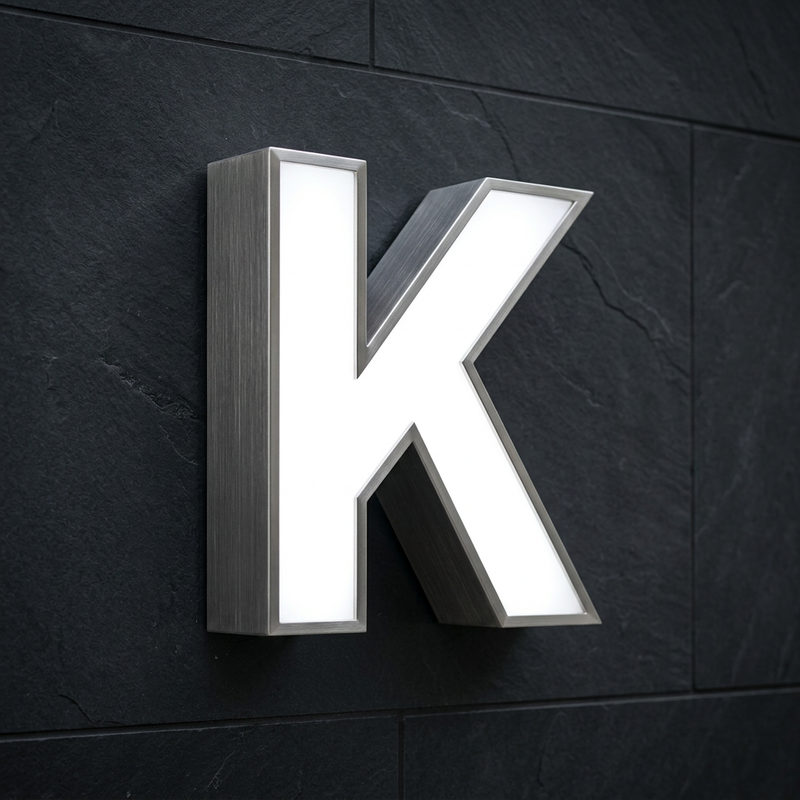 Metal Channel Letter K