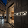 Saint Laurent Black Titanium Storefront
