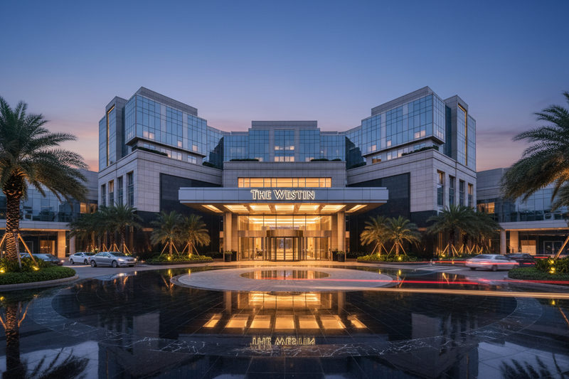 The Westin hotel entrance
